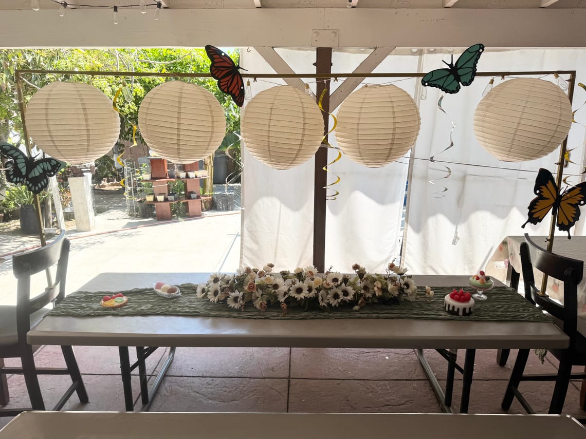 Cricut Butterflies Perfect for a Spring get Together